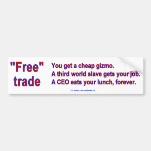 FreeTradeGizmo Bumper Sticker
