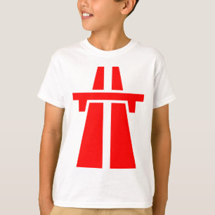 Freeway, Motorway, Autobahn - Red T-Shirt