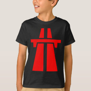 Freeway, Motorway, Autobahn - Red T-Shirt