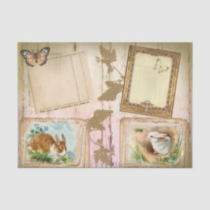 Freewheeling Rabbits Tissue Paper