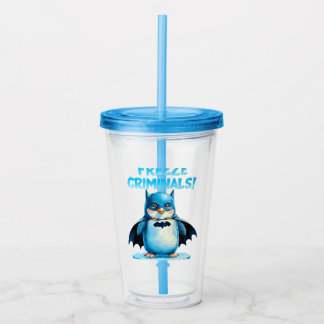 Freeze Criminals - Dark Penguin Acrylic Tumbler