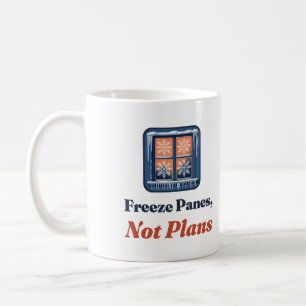 Freeze Panes, Not Plans Spreadsheet Pun Coffee Mug