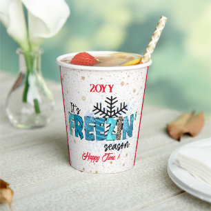 Freezing Season Customize Paper Cups