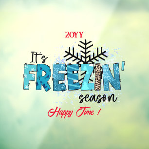 Freezing Season Customize Window Cling