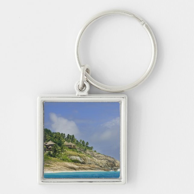 Fregate Island resort PR) Keychain (Front)