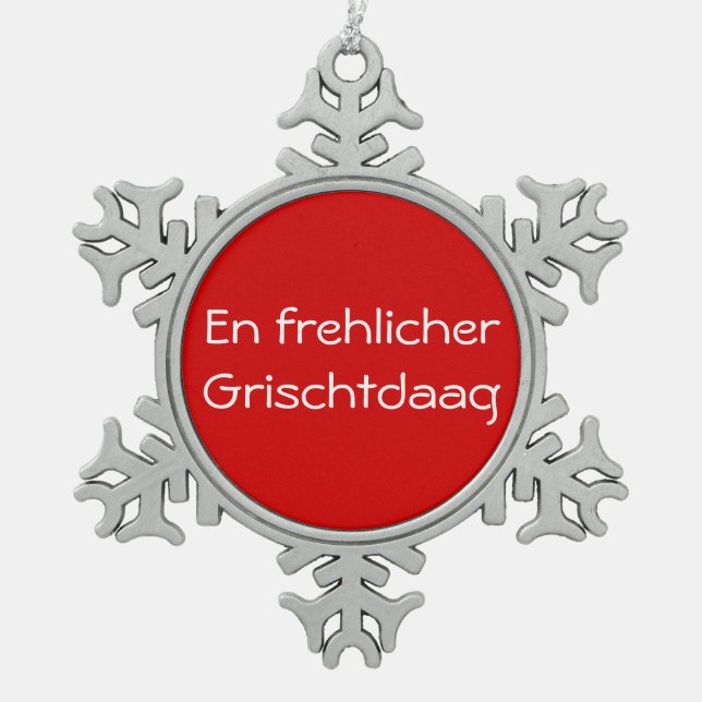 Frehlicher Grischtdaag - ornement d'en (Devant)