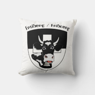 Freiburg / Fribourg Kissen Throw Pillow