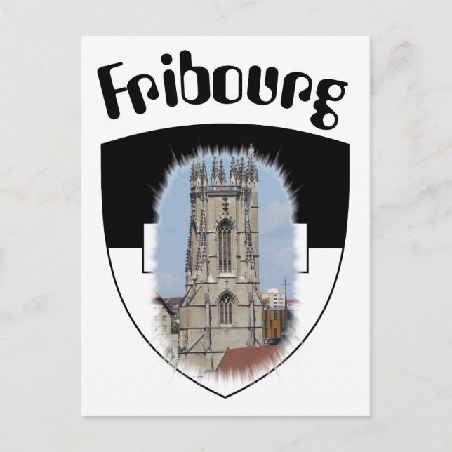 Freiburg / Fribourg Postkarte Postcard (Front)