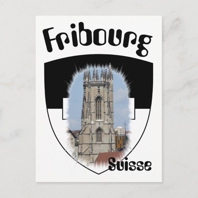 Freiburg / Fribourg Postkarte Postcard (Front)