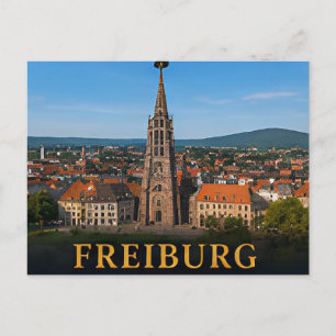 Freiburg Germany Black Forest Travel Destination Postcard