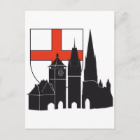 Freiburg Silhouette mit Wappen