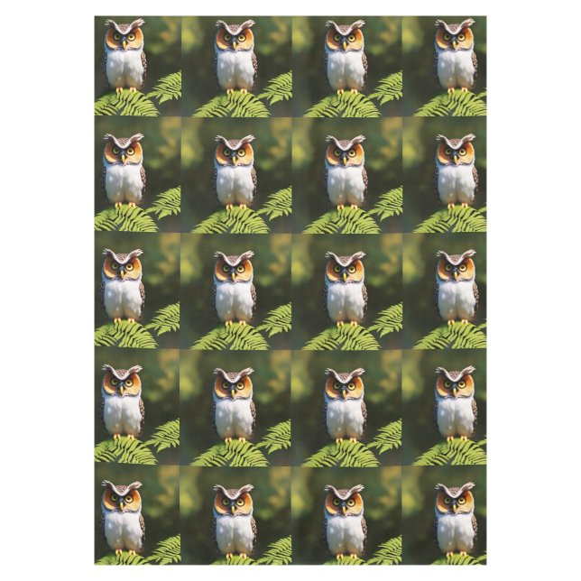 Freida The Screech Owl,  Tablecloth (Front)