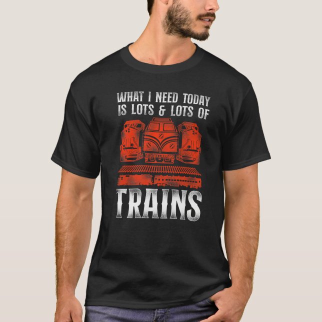 Freight Diesel Train Driver Trainspotting Locomoti T-Shirt (Front)