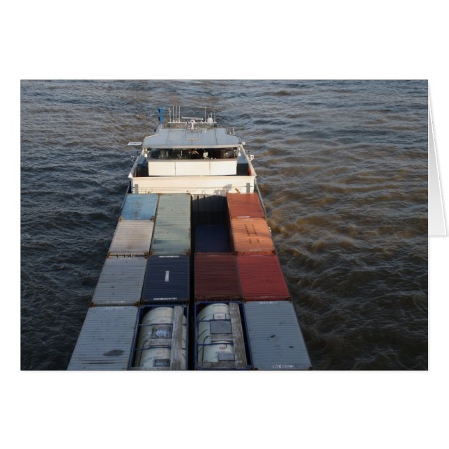 Freight ship on the Meuse, Rotterdam (Devant horizontal)