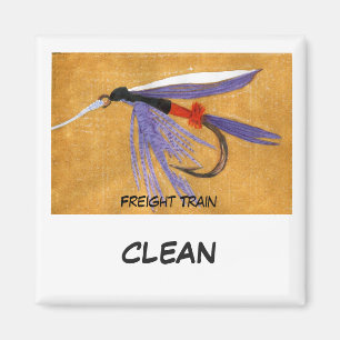 "Freight Train" Dish Washer Status Magnet
