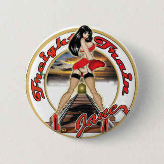freight train jane 2 inch round button