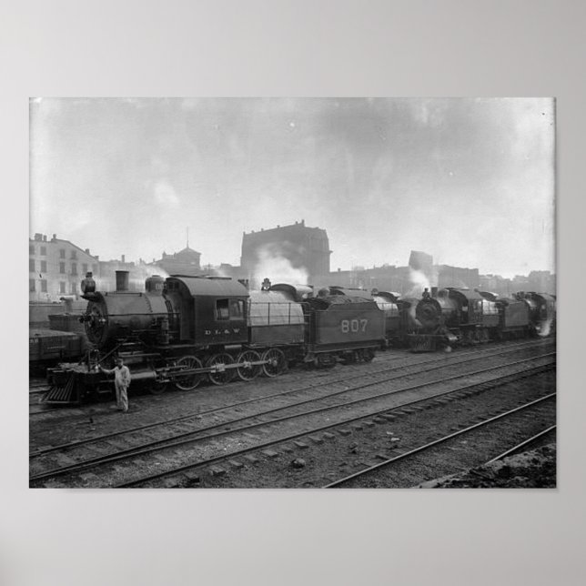 Freight Trains Scranton Pa. Poster (Front)