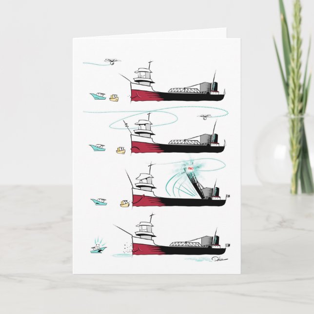 freighters and drones card (Front)