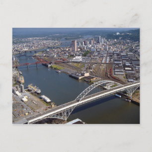 Fremont Bridge in Portland Oregon. Postcard