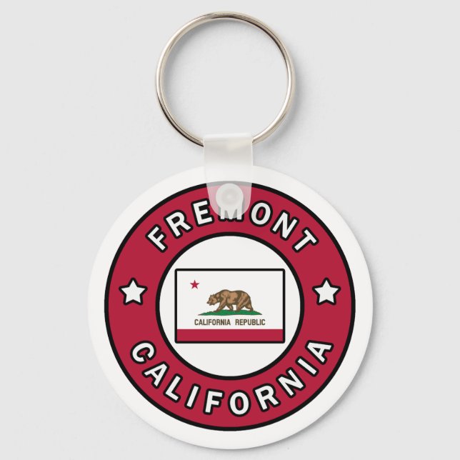Fremont California Keychain (Front)