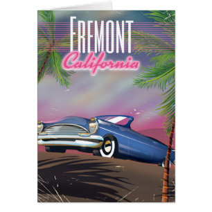 Fremont California travel poster