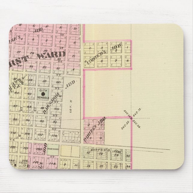 Fremont, Nebraska Mouse Pad (Front)