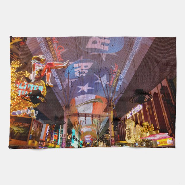 Fremont Street Experience Kitchen Towel (Horizontal)