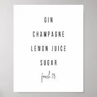 French 75 Cocktail Recipe