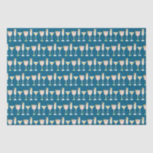 French 75 Martini Bit Older Signature Cocktail Tissue Paper