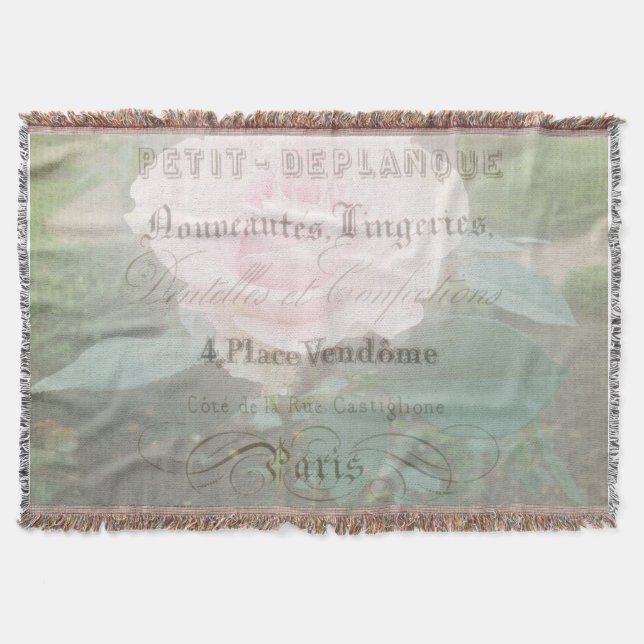 French Accent Throw Blanket (Front)