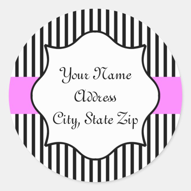 French Address Sticker (Front)