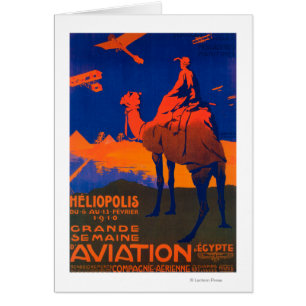 French Airline Promotional Poster