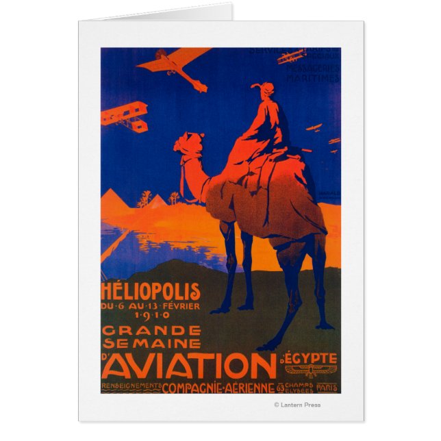 French Airline Promotional Poster (Front)