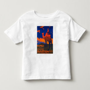 French Airline Promotional Poster Toddler T-shirt