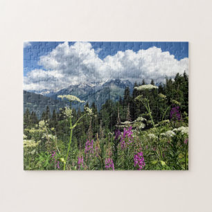 French Alps & Alpine Flowers Jigsaw Puzzle