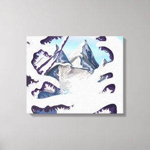 French Alps Canvas Print