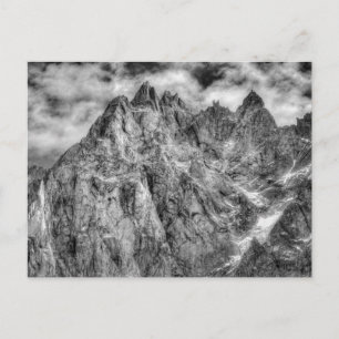 French Alps Chamonix  Holiday Postcard