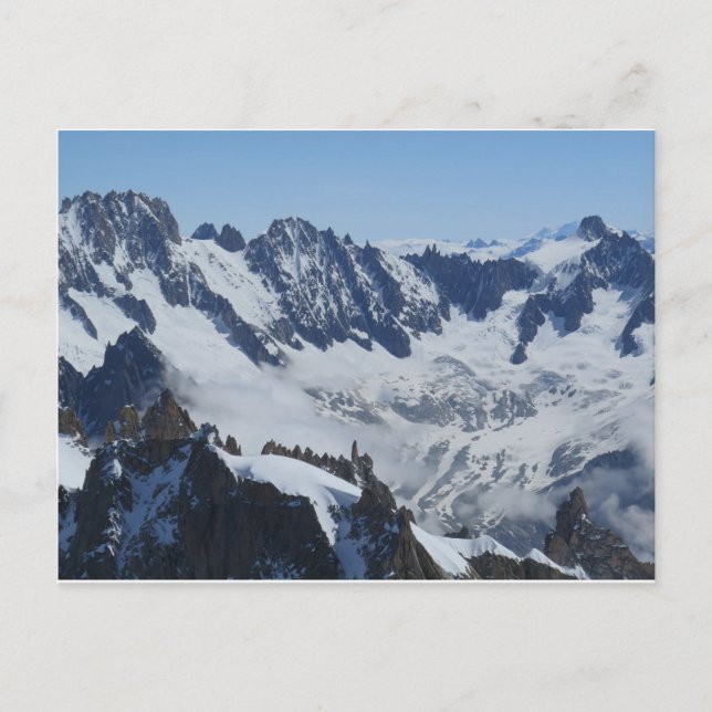 French Alps Chamonix Postcard (Front)