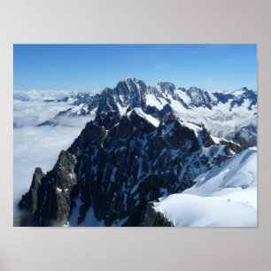 French Alps Chamonix Poster