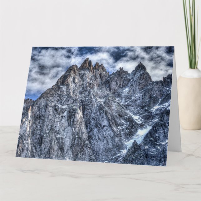 French Alps Chamonix Vista Card (Front)