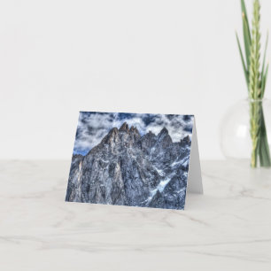 French Alps Chamonix Vista Card