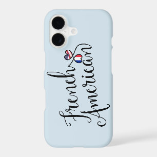 French American Entwined Hearts Cell Phone Case