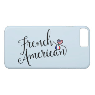 French American Entwined Hearts Cell Phone Case