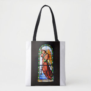 French angel fashion tote bag