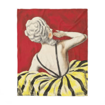 French art nouveau beauty Creme de Luzy advertisem