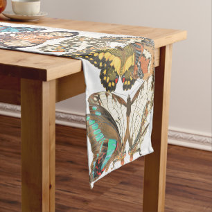 French Art Nouveau Butterflies Table Runner