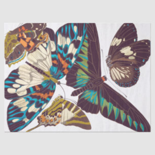 French Art Nouveau Butterflies Tissue Paper