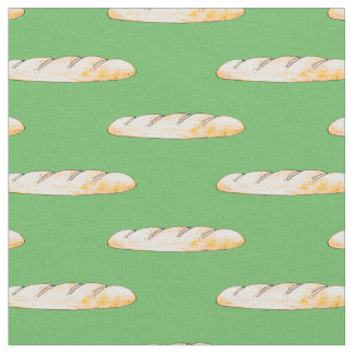 French baguette bread fabric