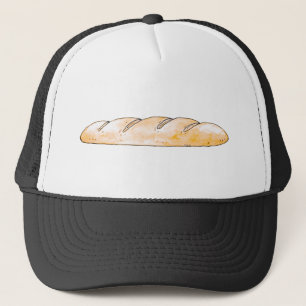 French baguette bread trucker hat