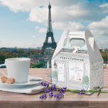 French Bakery Cafe Patisserie Grey Favour Box<br><div class="desc">This cute french cafe/bakery/patisserie favour box features a french patisserie/bakery/cafe storefront in grey. Perfect for birthdays,  baby showers,  bridal showers,  weddings and any occasions. Personalize for your needs. You can find more matching products at my store.</div>